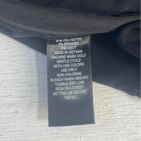 Worthington Side Zip Pants Womens Size 10 Black Workwear New WOT - Picture 7 of 7